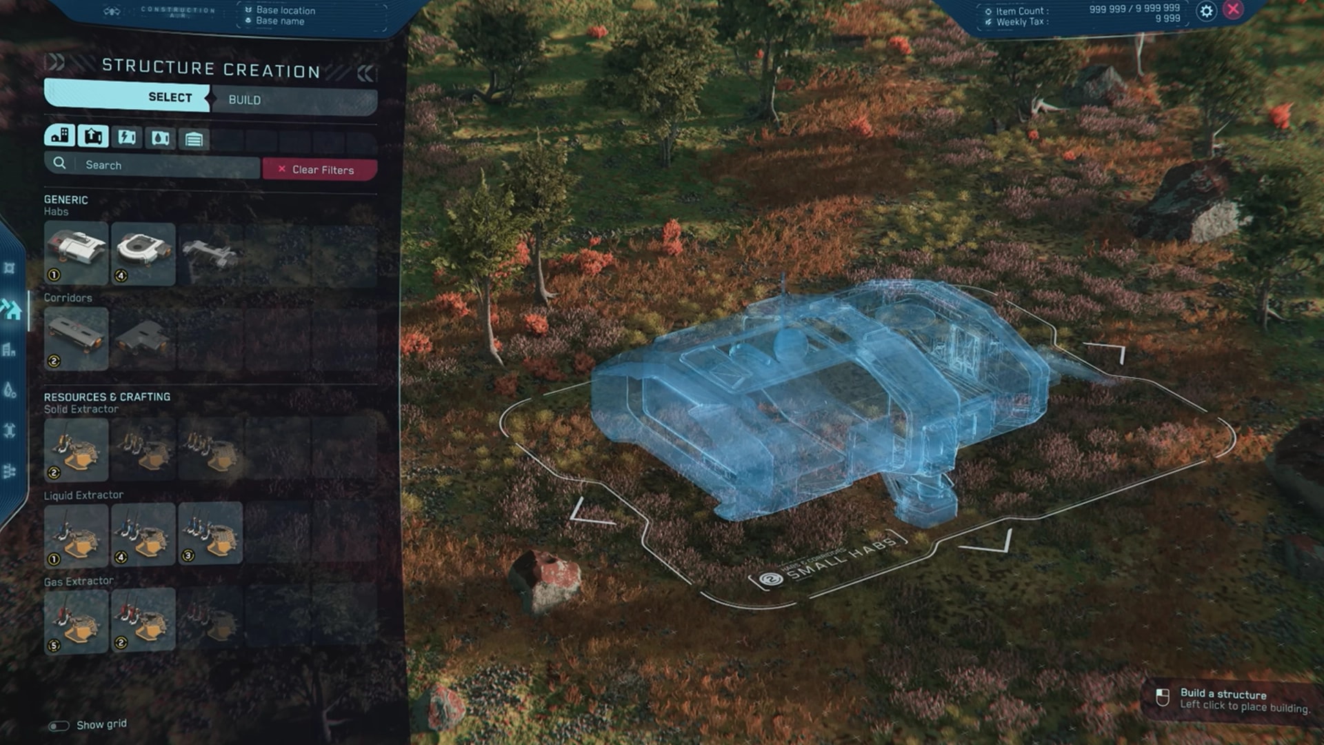 Construction et déploiement par la division Bastion dans Star Citizen