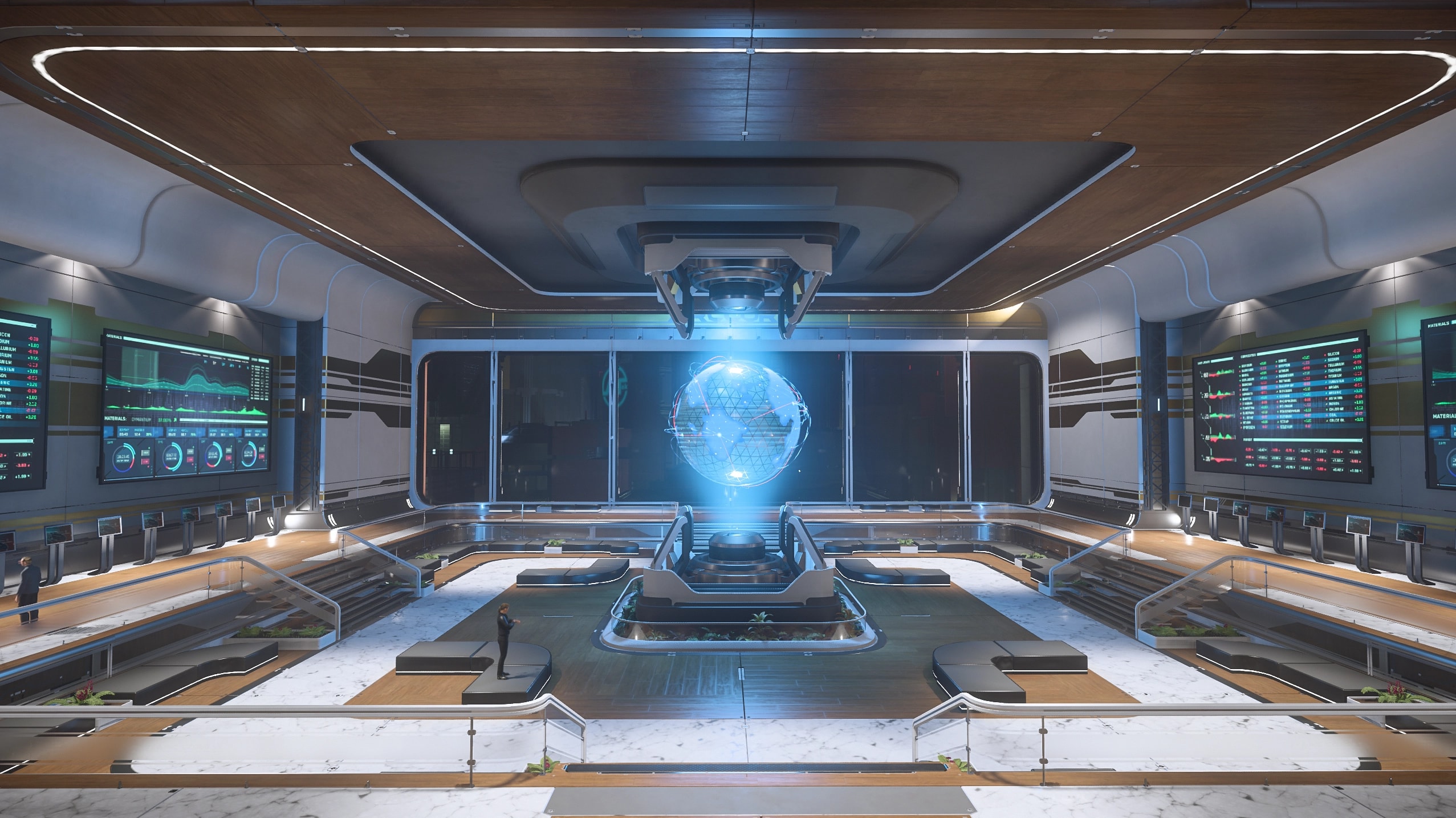 Activité commerciale de la division Exchange dans Star Citizen